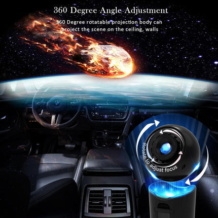 Lampara De Proyeccion De Galaxia Para Coche Auto Negro