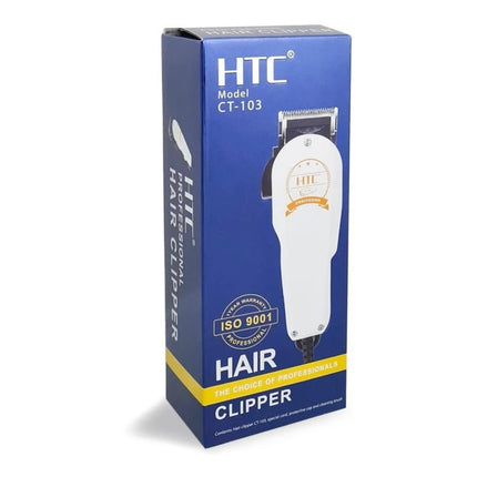 Cortapelo C/cable 2 Mt. C/accesorios Ct-103 Htc  Blanco