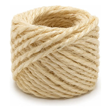 Cuerda De Fibra Natural 50 Metros  Ctl00318 Beige