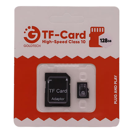 Memoria Micro Sd Goldtech 128gb Clase 10 Con Adaptador