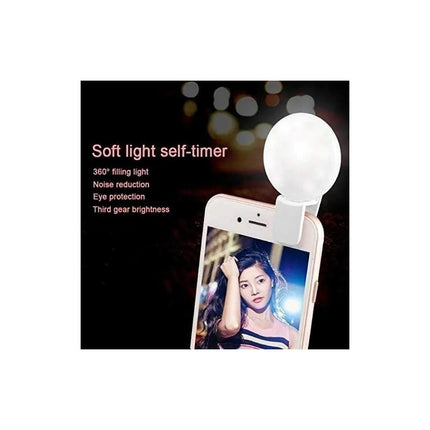 Selfie Led Flash Luz Cámara Foto Celular Usb Recargable Varios