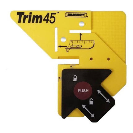 Trim 45 Inglete Soporte Medicion Moldura Ventana Milescraft Amrillo