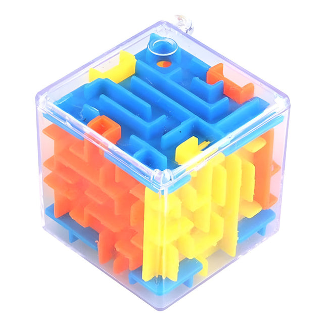 Cubo Magico De Laberinto 3d Colorido X
