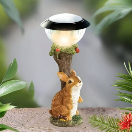 Foco Solar Led Adorno Exterior 3 Diseños Animales