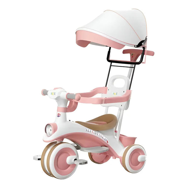 Buggy Carrito Infantil Con Guía Triciclo Con Techo