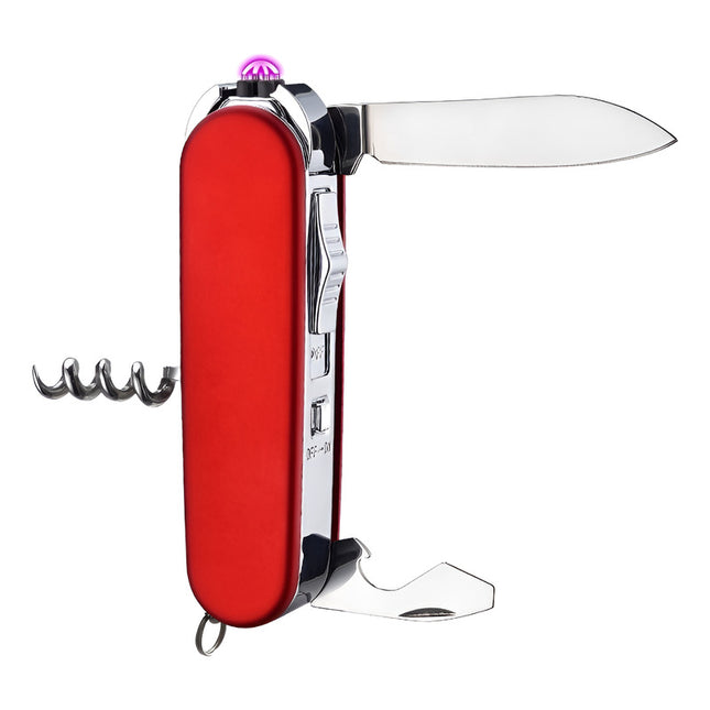 Encendedor De Arco Dual Metal Y Plástico 5 En 1 Multifuncion