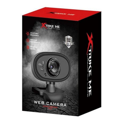 Camara Web Con Microfono Webcam  Negro