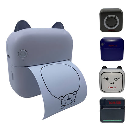 Mini Impresora Térmica Bluetooth 2 Rollos Papel 2 Adhesivos X
