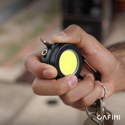 Mini Linterna Llavero Multifuncion Destornillador Destapador N