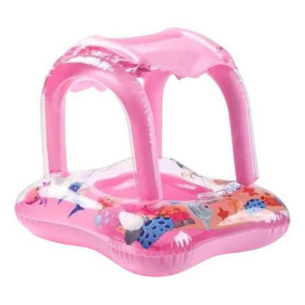 Flotador Aro Con Techo Para Piscina 80x65cm