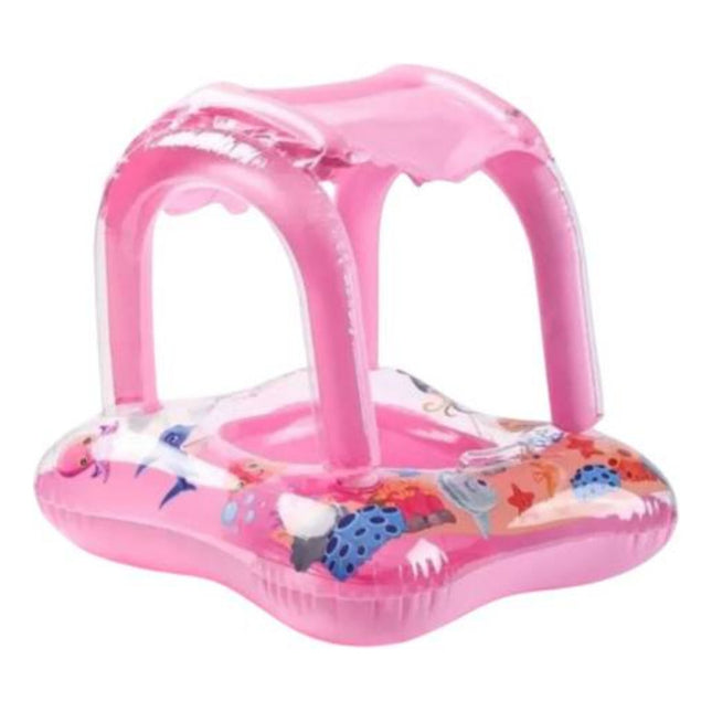 Flotador Aro Con Techo Para Piscina 80x65cm