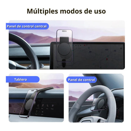 Soporte Magnetico Celular Auto Brazo Flexible Negro