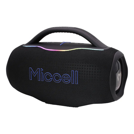 Parlante Miccell Portatil Bt Usb Rgb Sp41 Negro Negro
