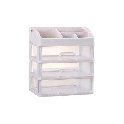 Organizador De Cosméticos 3 Cajones + 1 -estante Multiuso V