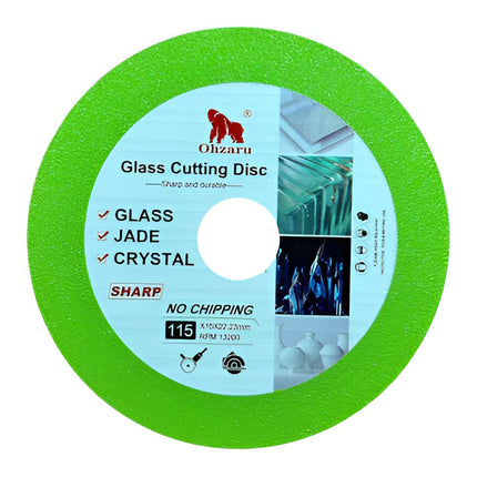 Disco Para  Cortar Vidrio 115mm Ohzaru Verde