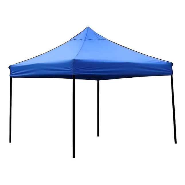 Gazebo Plegable 3x3 Reforzado E Impermeable Filtro Uv30 Azul