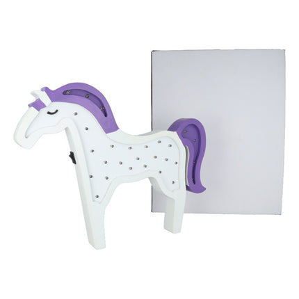 Veladora De Madera Unicornio 30 X 36 Cm