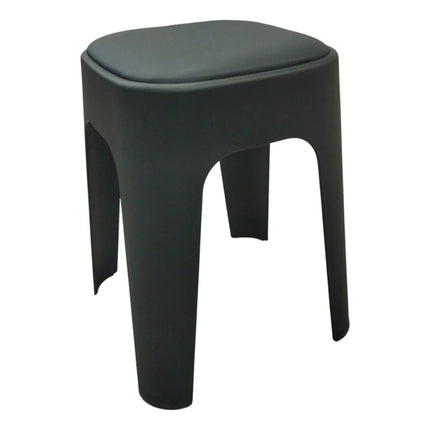 Banqueta De Plástico Con Asiento Acolchado V