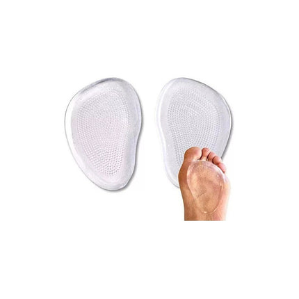 Protector Pies Almohadilla Metatarsal De Gel Silicona X Par  Transparente