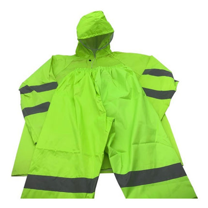 Equipo De Lluvia Reflectivo Verde O Naranja 103cm