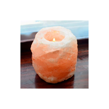 Porta Vela De Sal Del Himalaya Calidad 1 - 1.5kg Original