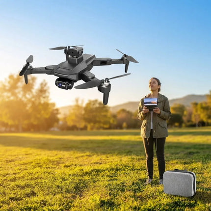 Drone Con 2 Cámaras Y Sensor Anti Choque 80-88 V