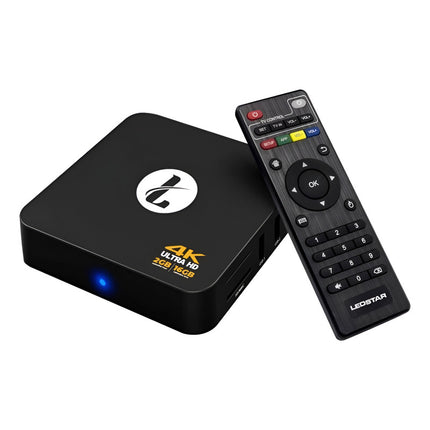 Smart Tv Box Ledstar Flash 2/16 Gb Android 9 Negro