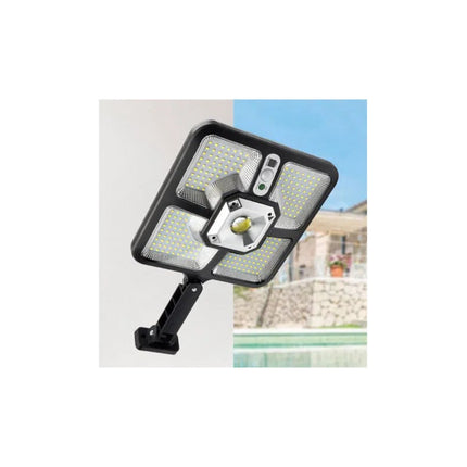 Foco Solar Aurora De 226 Cob Con Sensor Para Exterior Ip65  Blanco Blanco