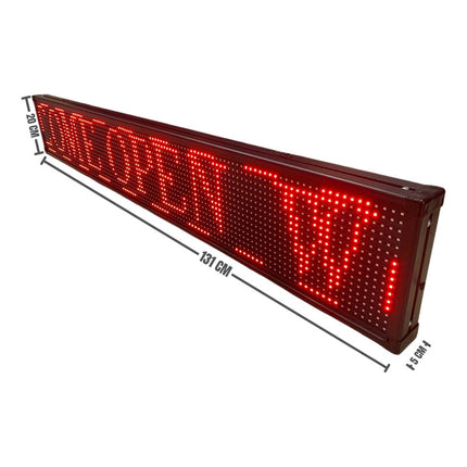 Cartel Rotulador Led 130cmx20cm - 1332 V