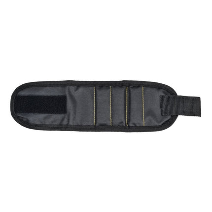 Pulsera Muñequera Magnetica Imán Sujetar Herramientas  Negro