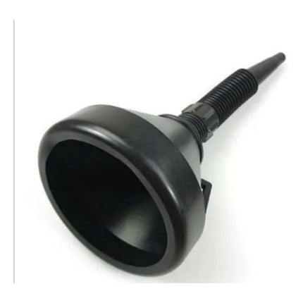 Embudo Plastico Negro Con Filtro  Largo  38cm