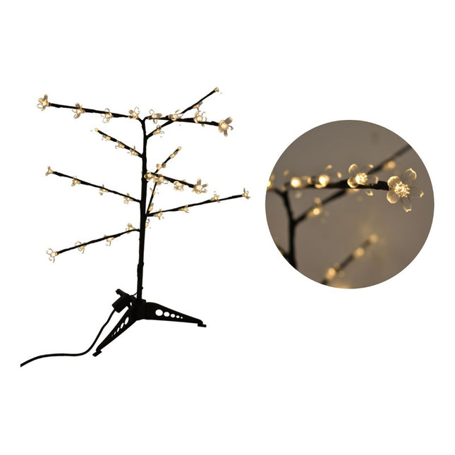 Árbol De Navidad Bonsái Luminoso Led Luz Cálida Decoración X