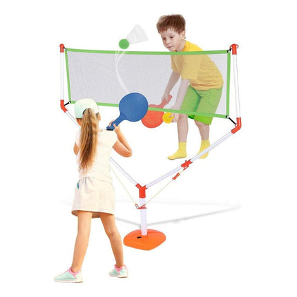Red Tenis Con Base 2 Paletas Con Pelota, En Caja