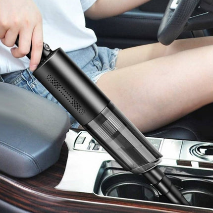 Aspiradora Para Auto O Escritorio Recargable Usb Portátil  Negro