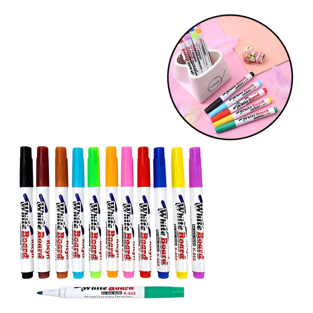 Marcadores Magicos Flotantes Para Agua Con Tinta Flotante V