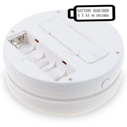 Espejo Redondo Luz Led Maquillaje Doble Plegable
