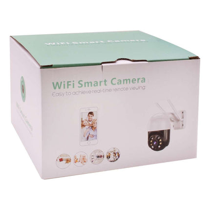 Camara Ip Wifi Exterior Infrarroja Detector De Movimiento Blanco