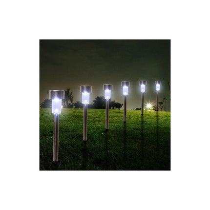 Lampara Luz Solar - Antorcha Farol Pincho Para Jardin