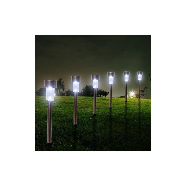 Lampara Luz Solar - Antorcha Farol Pincho Para Jardin