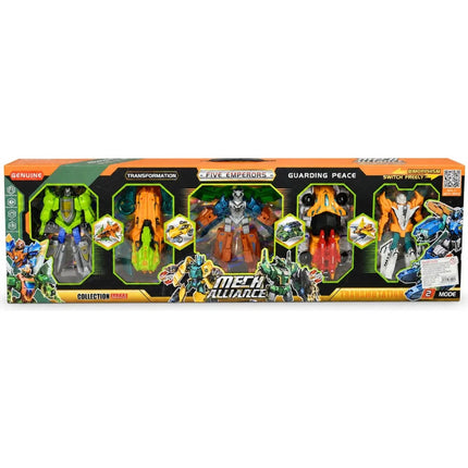 Jueguetes Set De Robots Transformables 5pcs Ty372940a A