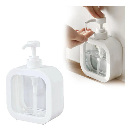 Dispensador Blanco De Jabon 500ml Blanco