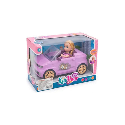 Muñeca En Auto Violeta Ty372824a Violeta