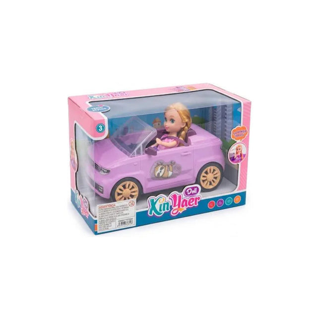 Muñeca En Auto Violeta Ty372824a Violeta