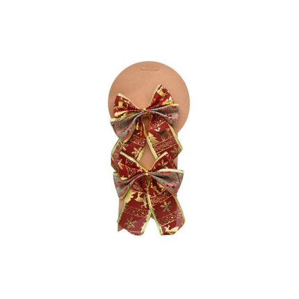 Moñas Navideñas X2 Unidades Ccm00542 R