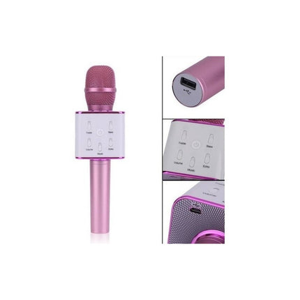 Micrófono Karaoke Bluetooth Inalámbrico + Parlante + Usb Varios