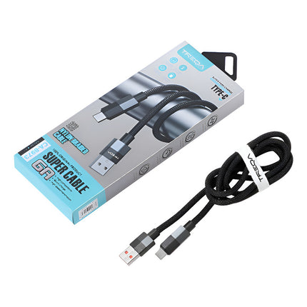Cable Trenzado Treqa De Carga Celular 1 M Ca-8973 Usb Tipo C V