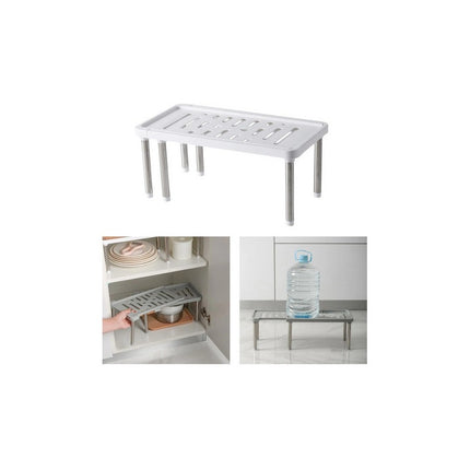 Estante Extensible Telescopico Mueble Multifunción De Cocina Gris