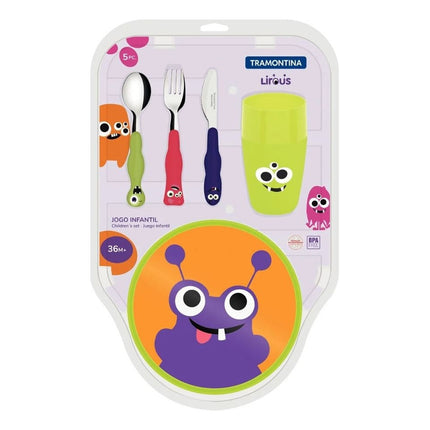 Juego De Cubiertos Tramontina Lirous 5 Pcs V