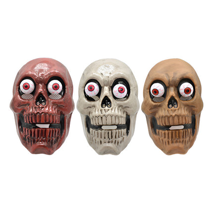 Máscara Zombi Para Halloween 27x18cm X