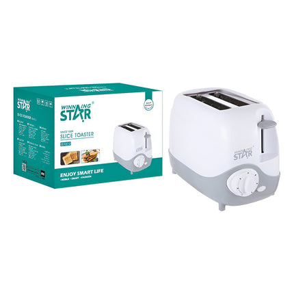 Tostadora Electrica 2 Panes  Winning Star St-9312  Blanco
